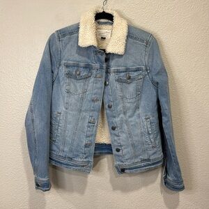 Women’s Universal Thread Sherpa-lined Jean Jacket